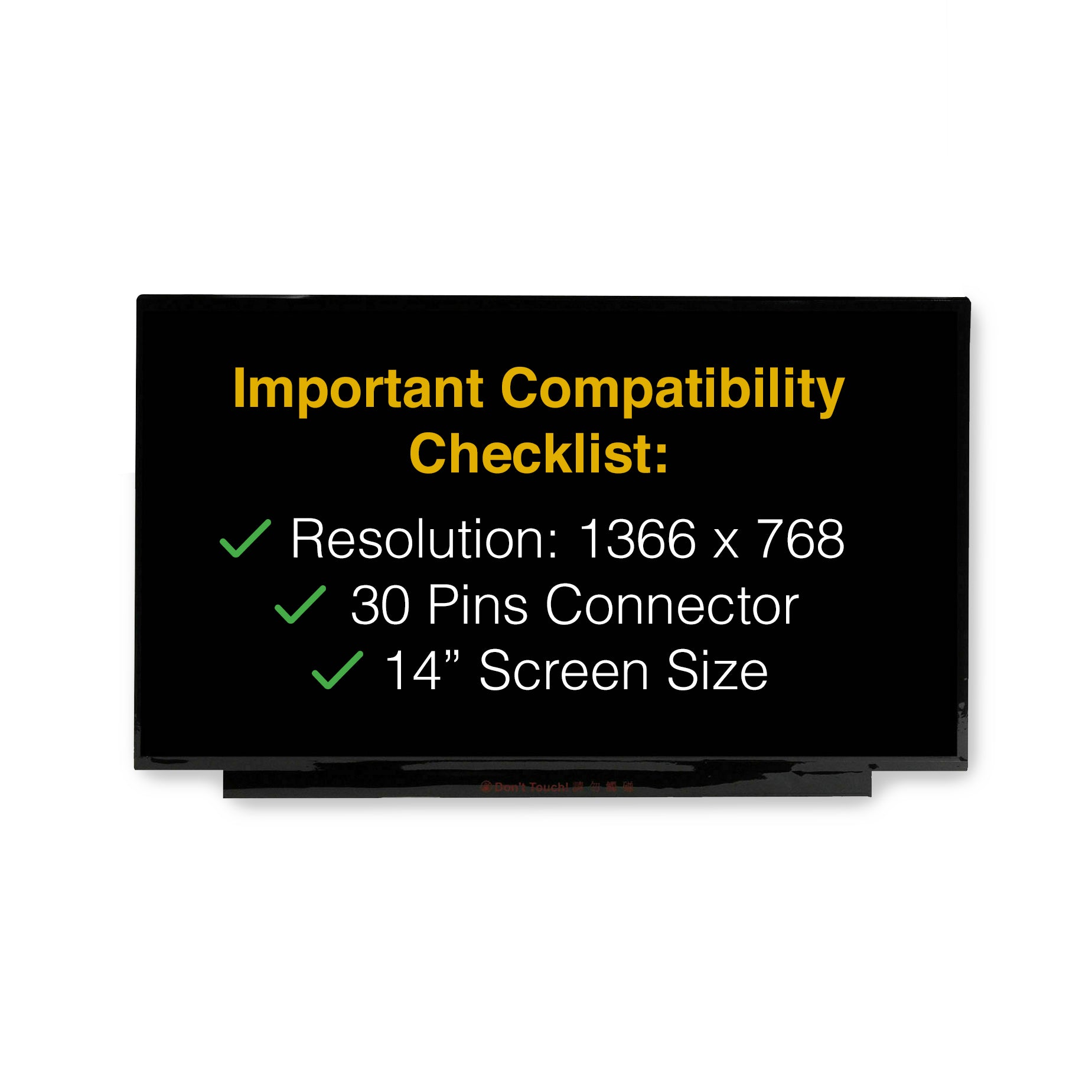 HP 192M7UA 30 Pins Screen Replacement LCD LED Display With Tools