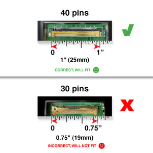 LP156WHB(TL)(A2) 40 Pins Screen Replacement LCD LED Display With Tools