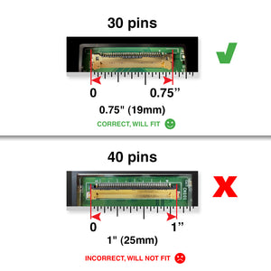 Lenovo FRU 5D10V82388 Screen Replacement 30 Pins LCD LED Display With Tools